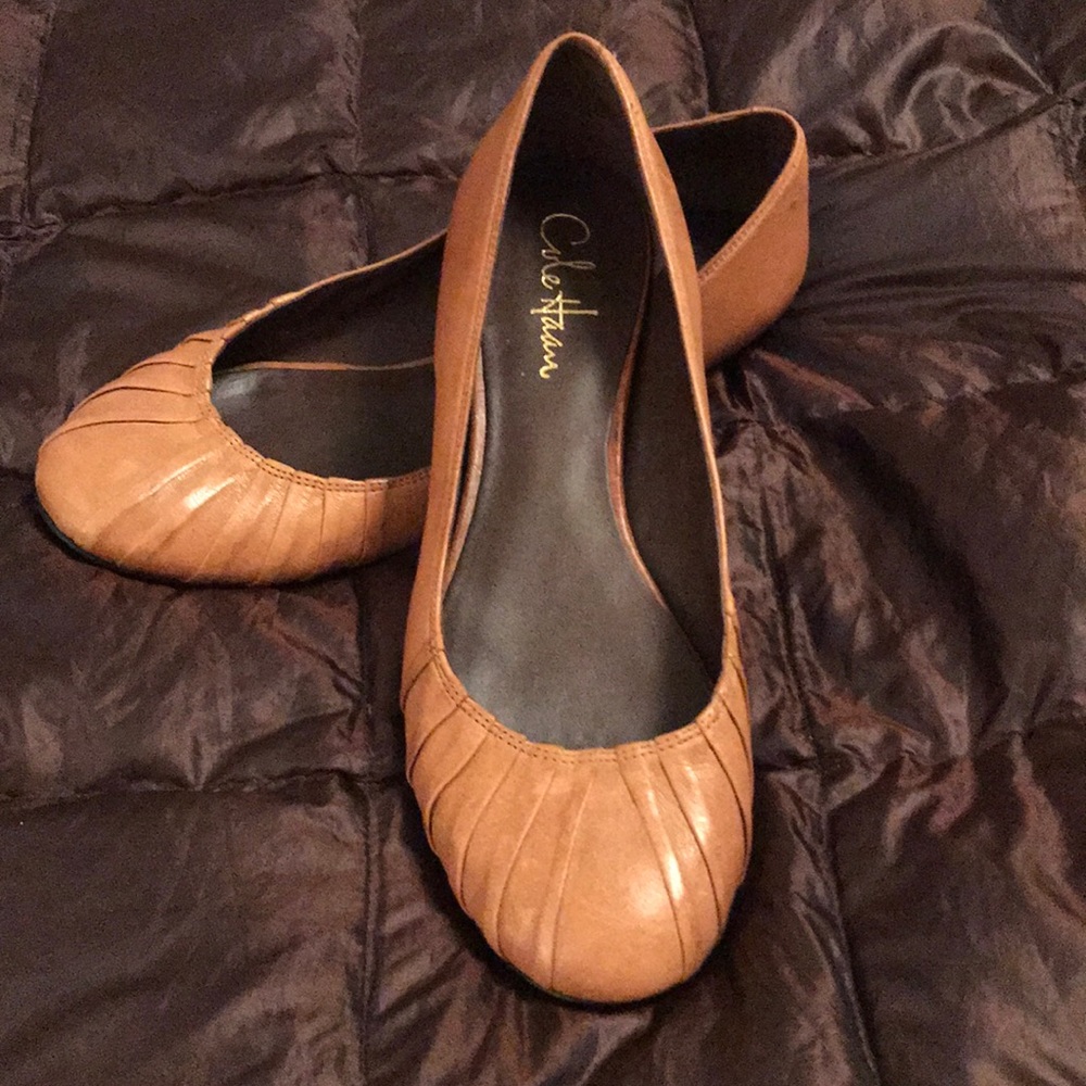 Cole Haan Nike Air Tan Flats